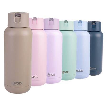 Oasis Moda Insulated Drink Bottle (1L) - Hello Green