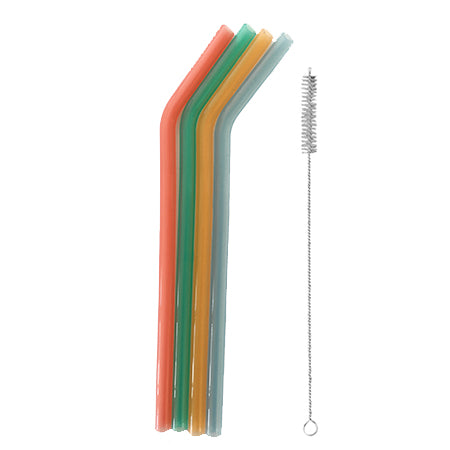 Avanti Silicone Straws &amp; Brush Set