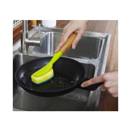 Full Circle Suds Up Soap Dispensing Dish Sponge, Green