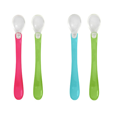 Green Sprouts Silicone Feeding Spoon Set (2 pack)