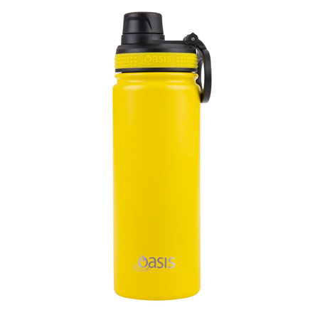 Oasis Insulated S/Steel Sports Bottle (550ml) w/ Screw Cap