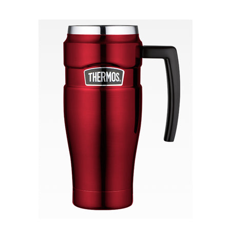 Thermos King Vacuum Insulated Travel Mug (470ml) Hello Green