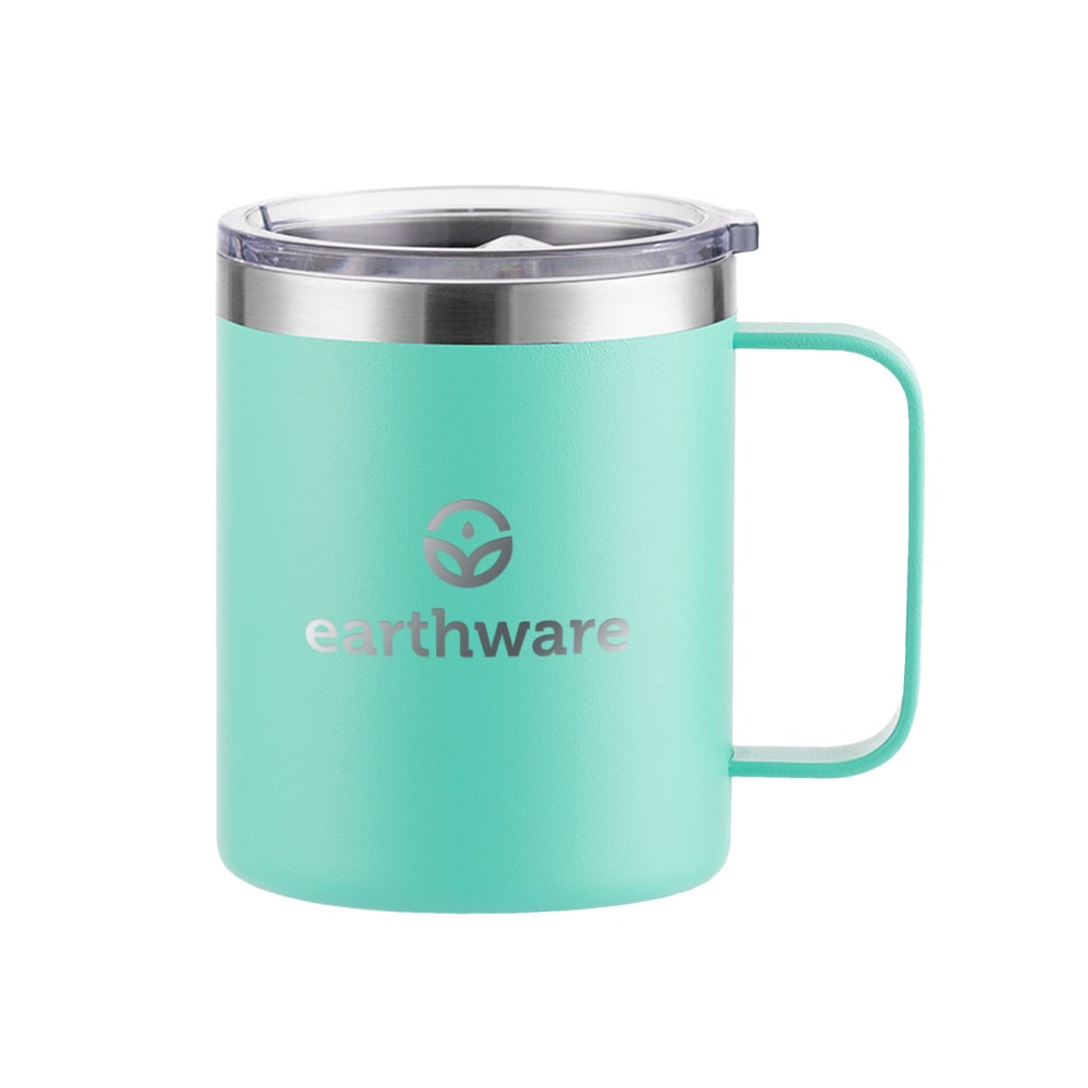 Earth Camp Mug Premium Insulated Travel Cup - Mint (355ml)