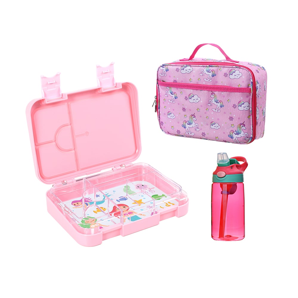 The Fox Club Medium Transforma Bundle - Bento Lunch Box, Inserts, Bag & Drink Bottle