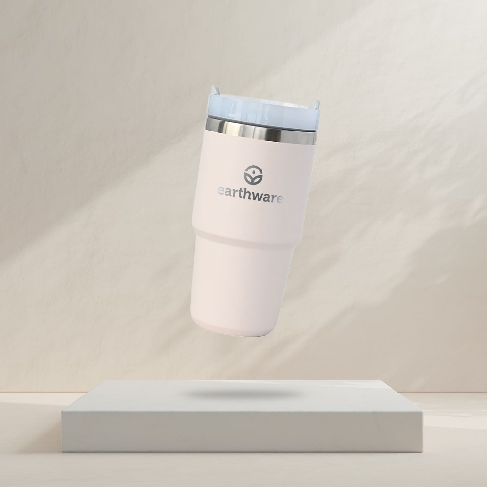 Premium Insulated Travel Cup - Pink (600ml)