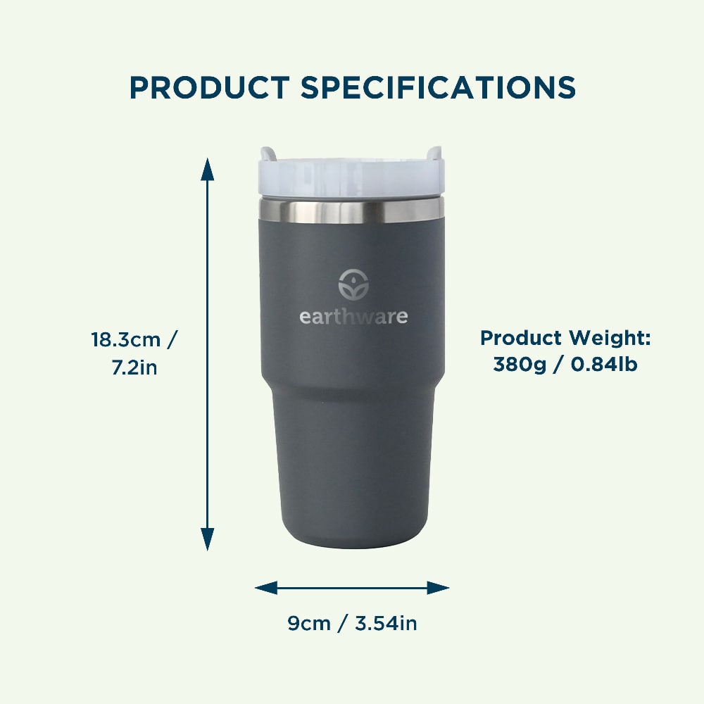 Premium Insulated Travel Cup - Cream (600ml)