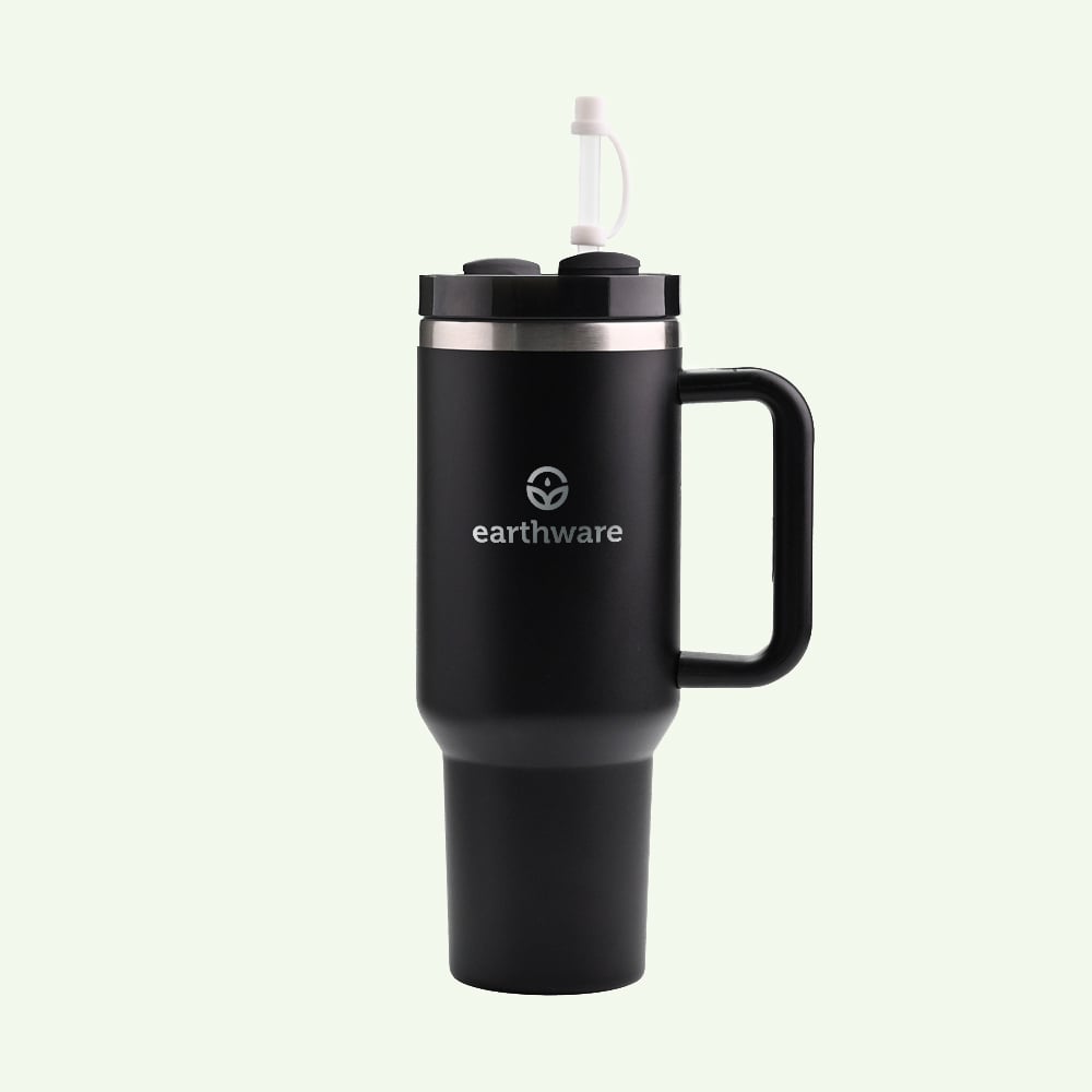 Premium Insulated Tumbler - Black (1.2L)