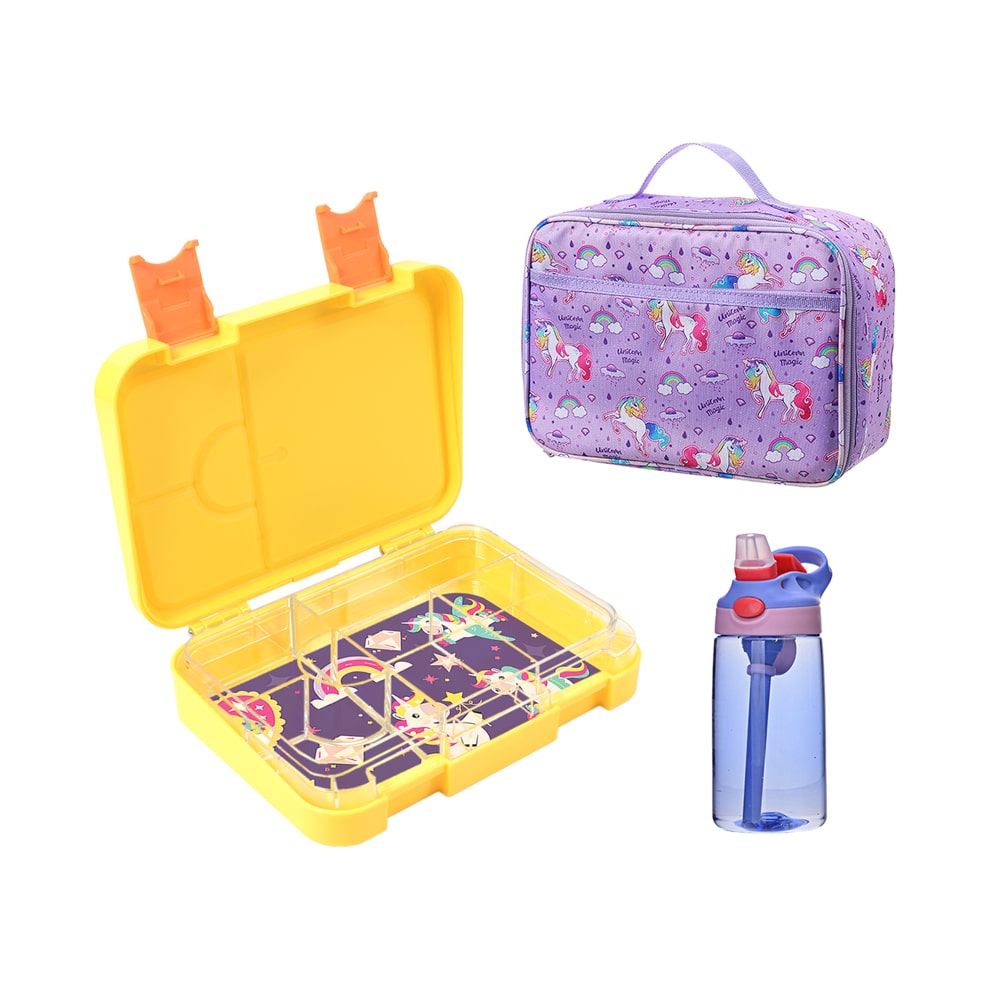 The Fox Club Medium Transforma Bundle - Bento Lunch Box, Inserts, Bag & Drink Bottle