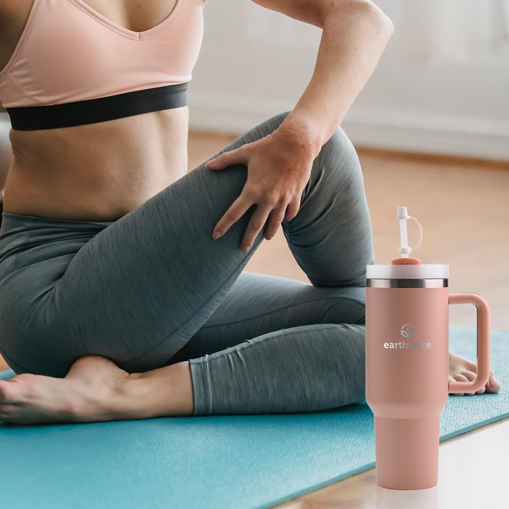 Premium Insulated Tumbler - Peach (1.2L)