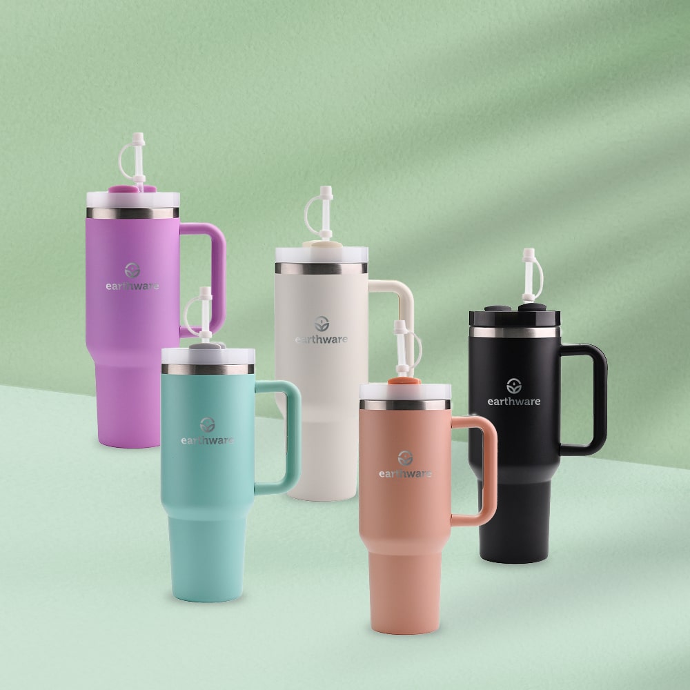 Premium Insulated Tumbler - Black (1.2L)