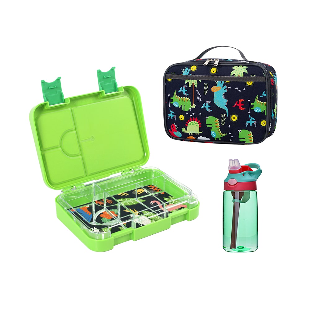 The Fox Club Medium Transforma Bundle - Bento Lunch Box, Inserts, Bag & Drink Bottle