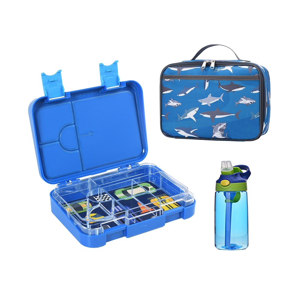 The Fox Club Medium Transforma Bundle - Bento Lunch Box, Inserts, Bag & Drink Bottle