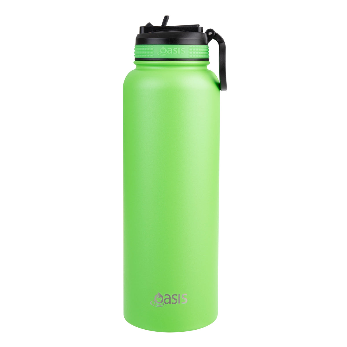 Oasis Insulated S/Steel Sports Bottle (1.1L) w/ Flip Up Sipper Spout