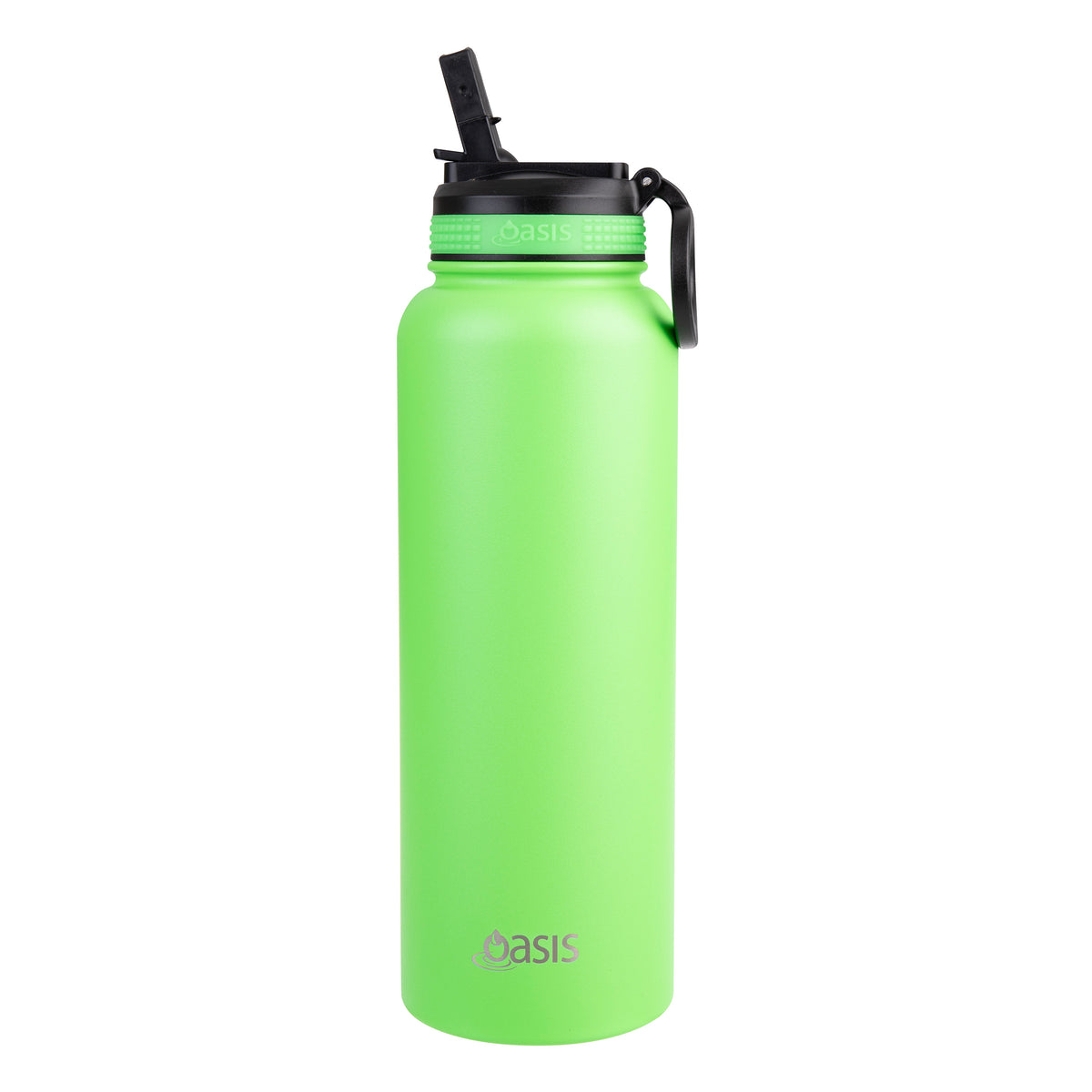 Oasis Insulated S/Steel Sports Bottle (1.1L) w/ Flip Up Sipper Spout