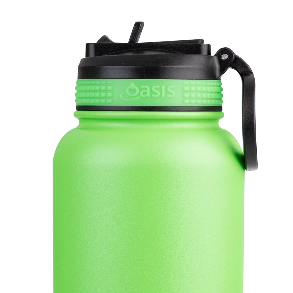 Oasis Insulated S/Steel Sports Bottle (1.1L) w/ Flip Up Sipper Spout