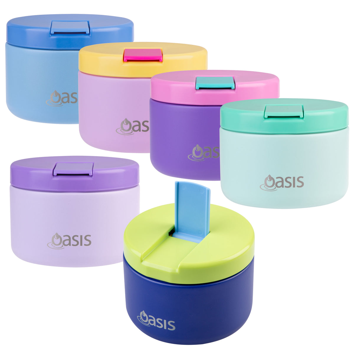 Oasis Stainless Steel Insulated Food Flask with quick release 300ml