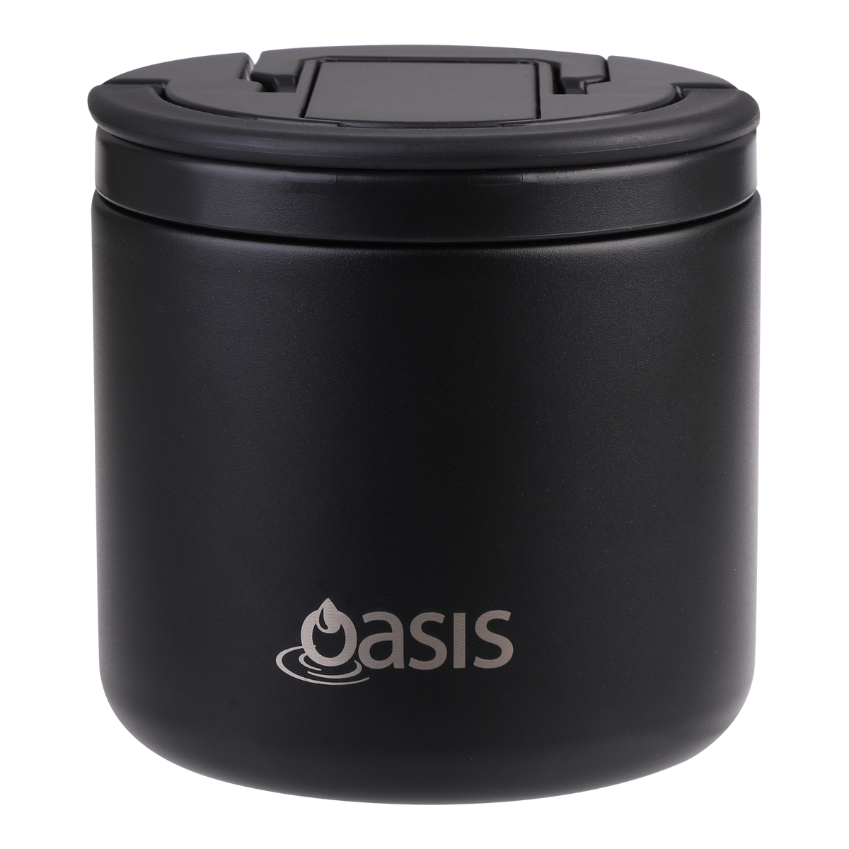 Oasis S/S Insulated Food Flask w/quick release lid & spork 500ml