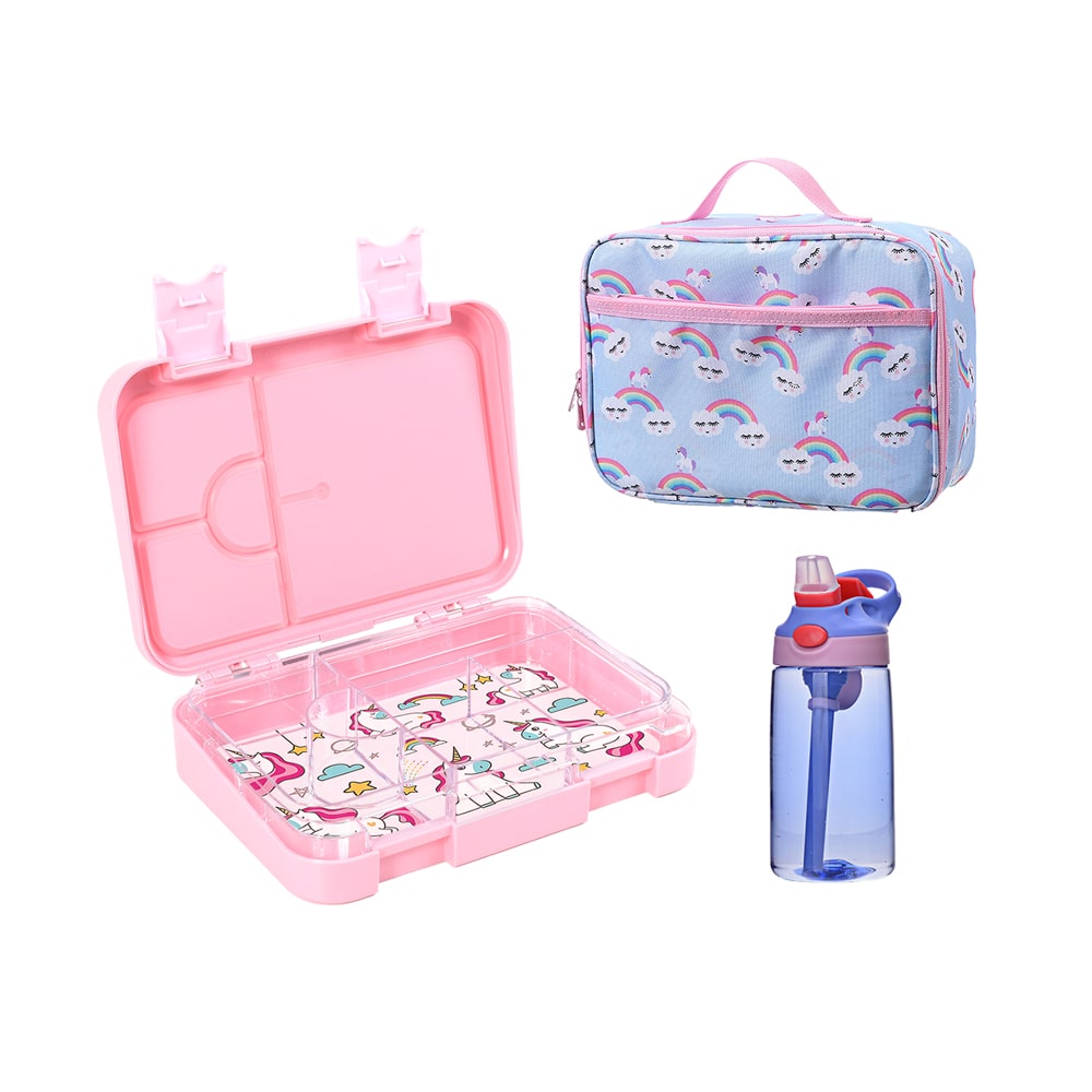 The Fox Club Medium Transforma Bundle - Bento Lunch Box, Inserts, Bag & Drink Bottle