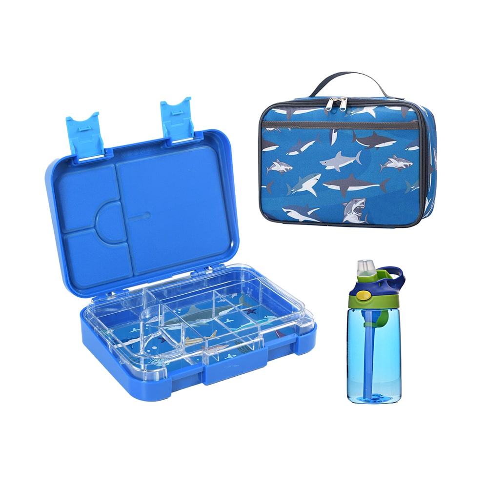 The Fox Club Medium Transforma Bundle - Bento Lunch Box, Inserts, Bag & Drink Bottle