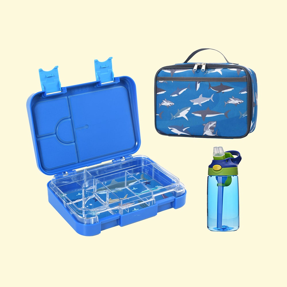 The Fox Club Medium Transforma Bundle - Bento Lunch Box, Inserts, Bag &amp; Drink Bottle