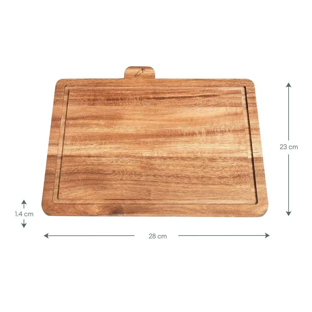 Acacia Wood Chopping Board - 4 Piece Set