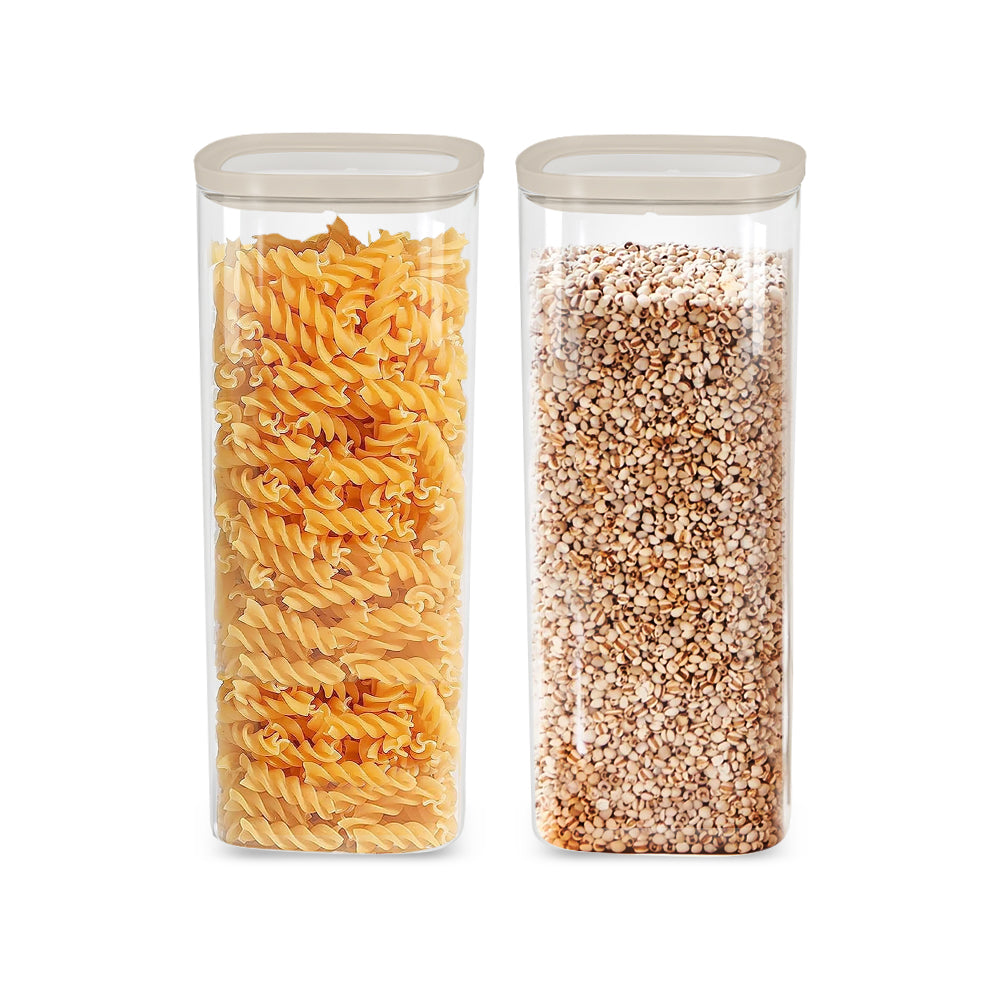Cube Glass Pantry Storage Jars - Starter Set