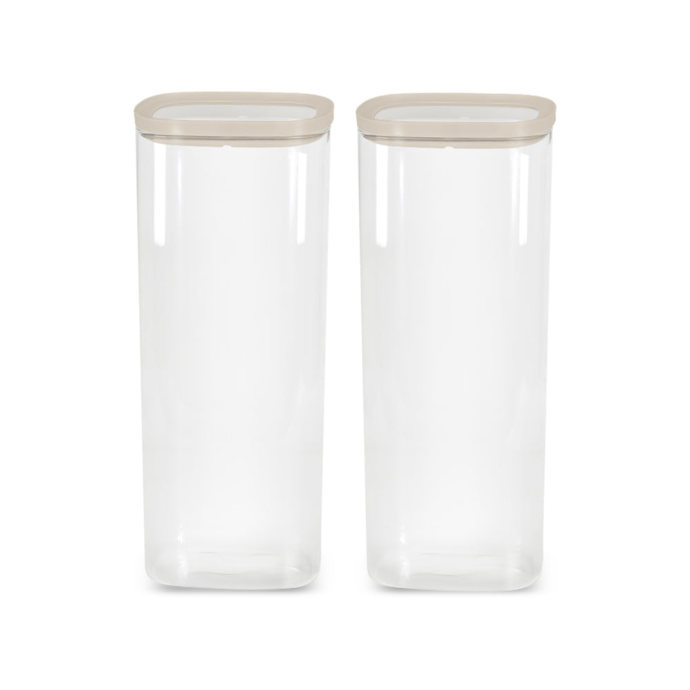 Cube Glass Pantry Storage Jars - Starter Set