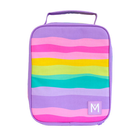 MontiiCo Insulated Lunch Bag and Ice Pack Hello Green