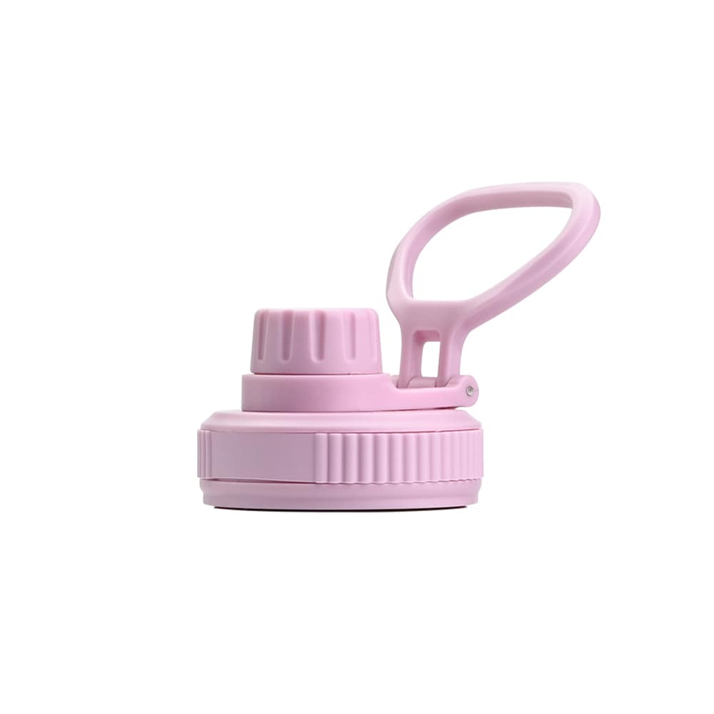 Earth Bottle Premium Insulated Water Bottle with 2 x Caps - Pink (550ml)