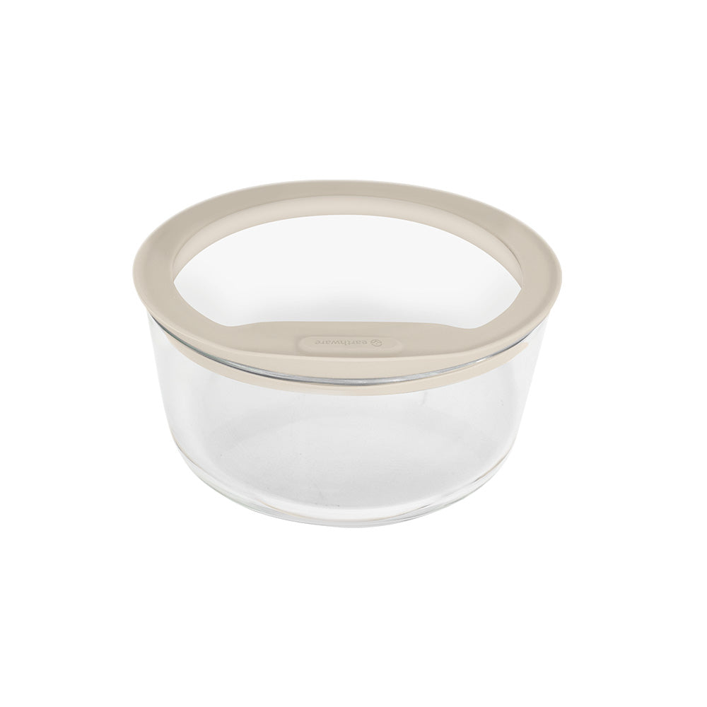 Glass Food Storage Containers - Circle (1670ml)