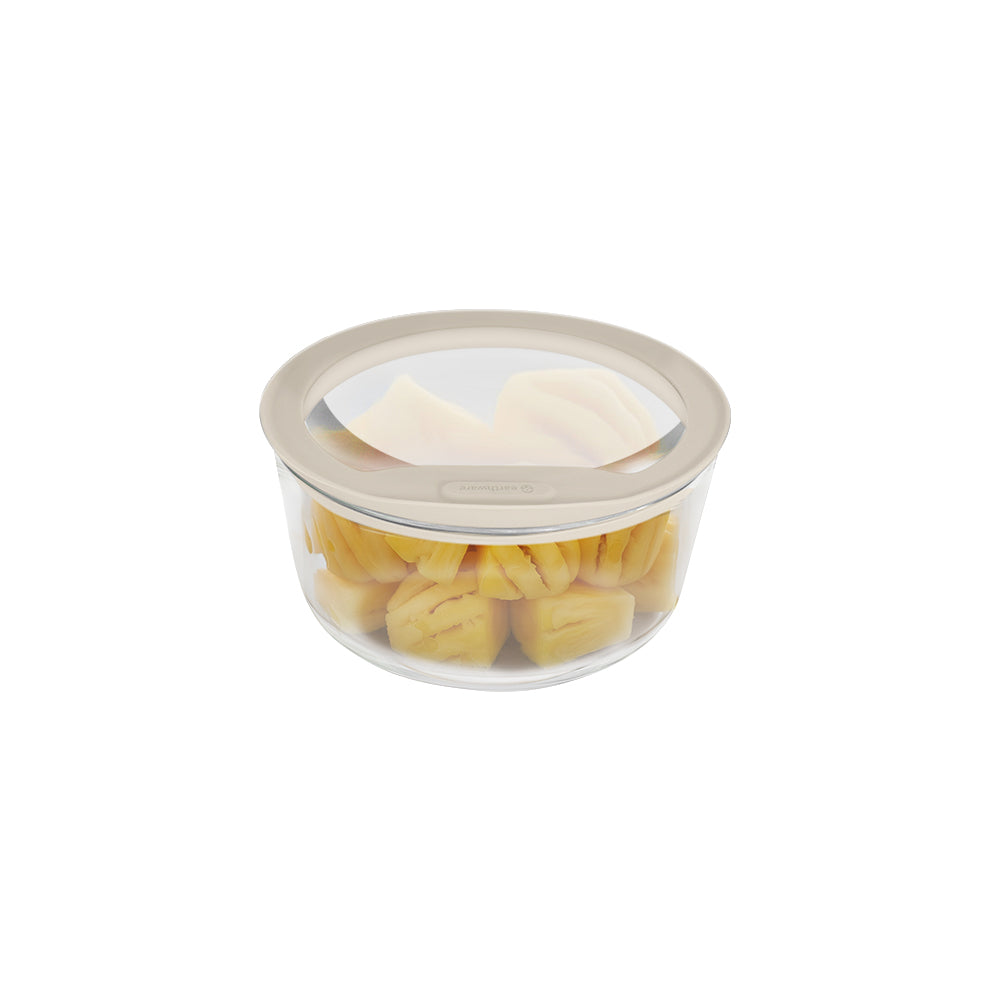 Glass Food Storage Containers - Circle (510ml)