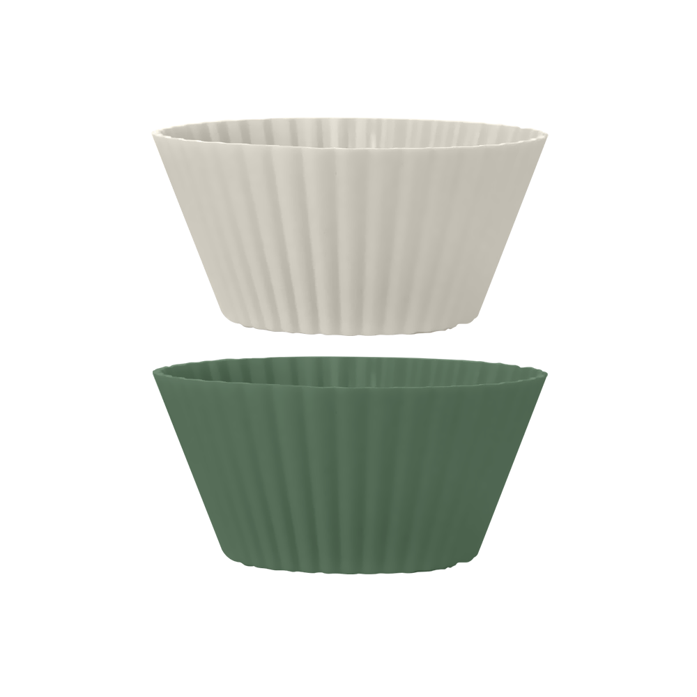 No-Tox Silicone Muffin & Cupcake Moulds - 12 Piece Set