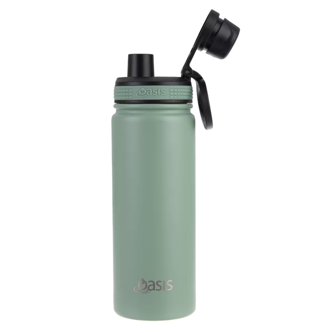 Oasis Insulated S/Steel Sports Bottle (550ml) w/ Screw Cap