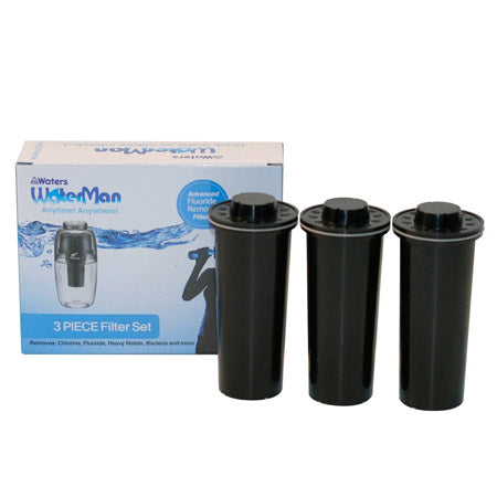 Waters Co Waterman Portable Filter (600ml) Replacement Filter (3pk)