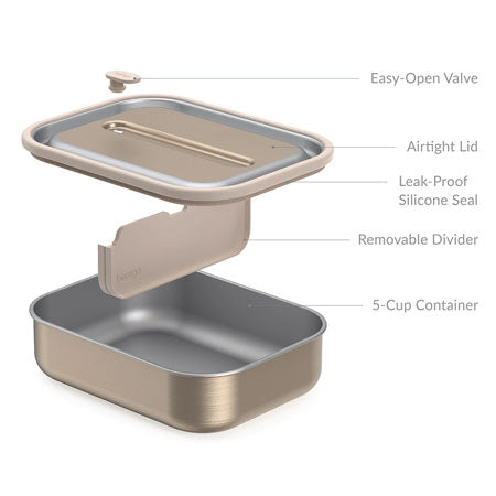 Bentgo Stainless Steel Lunch Box (Leak-proof 1.2L)