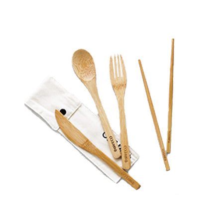 Ever Eco Bamboo Cutlery Set w/ Chopsticks