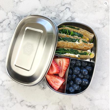 Ever Eco Bento Snack Box (3 Compartment)