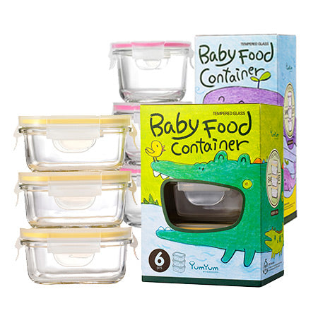 Glasslock 3pc Baby Food Container Set (3 Pack)