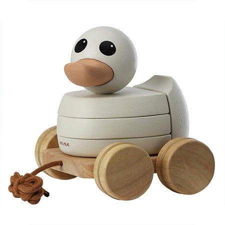 Hevea Kawan Stacker + Pull Toy (Rubberwood)