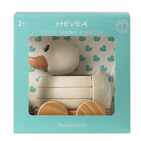 Hevea Kawan Stacker + Pull Toy (Rubberwood)