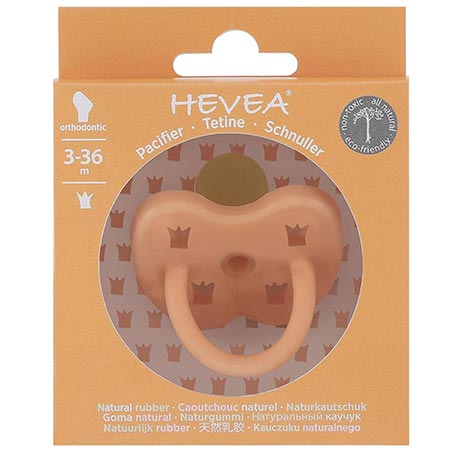 Hevea Natural Rubber Pacifier (Various Sizes)