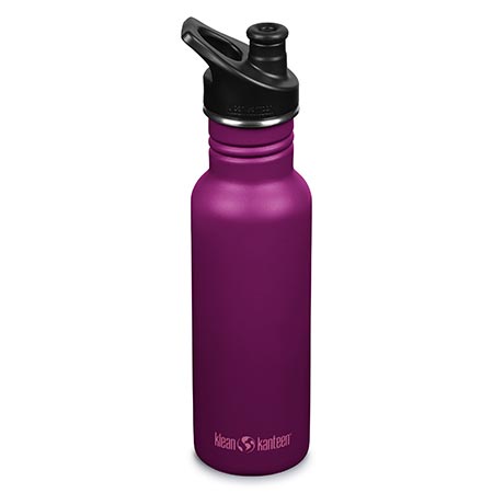 Klean Kanteen Classic S/S Bottle w Sports Cap 18oz (532ml)