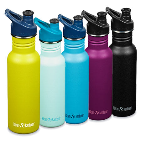 Klean Kanteen Classic S/S Bottle w Sports Cap 18oz (532ml)