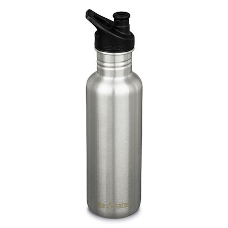 Klean Kanteen Classic S/S Bottle w Sports Cap 27oz (800ml)