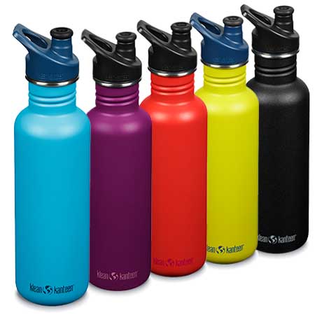 Klean Kanteen Classic S/S Bottle w Sports Cap 27oz (800ml)