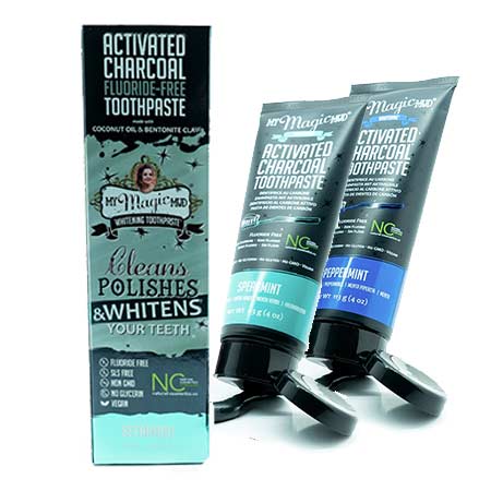 My Magic Mud Charcoal Whitening Toothpaste (1 pk) - Hello Green