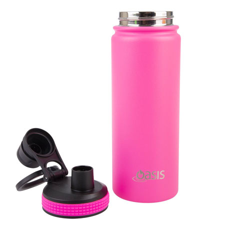 Oasis Insulated S/Steel Sports Bottle (550ml) w/ Screw Cap