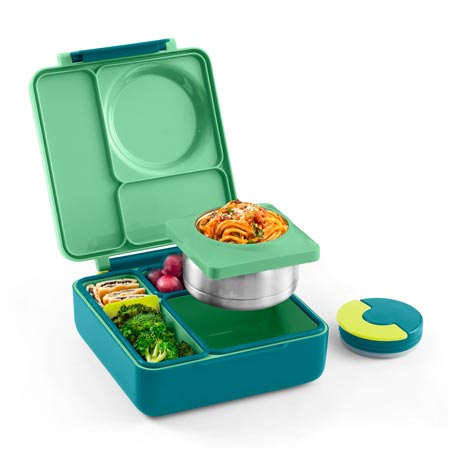 OmieBox 2.0 Smarter Bento Box, Hello Green