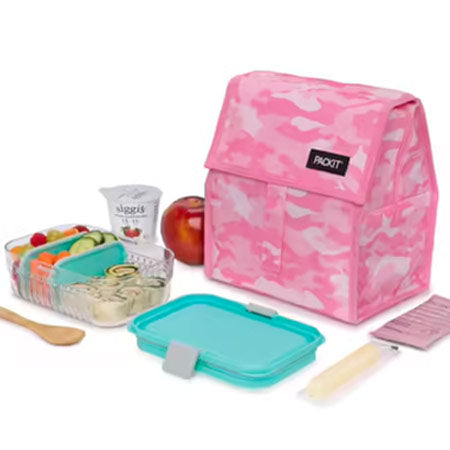 PackIt Freezable Lunch Bag Hello Green