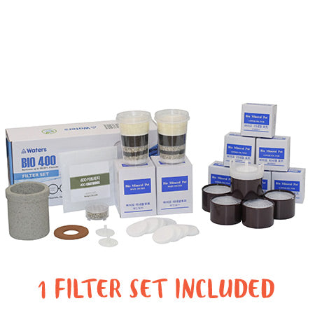 Waters Co BIO 400 (5.25L) Bench Top Water Filter - Light Grey